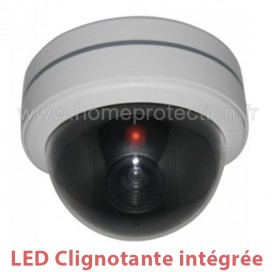 Caméra dôme factice avec LED rouge clignotante qualité supérieure