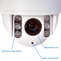 Caméra IP CAM700HD 720p Dôme extérieur motorisé WiFi zoom optique 10x