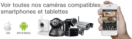 Caméras IP compatibles iPhone et iPad