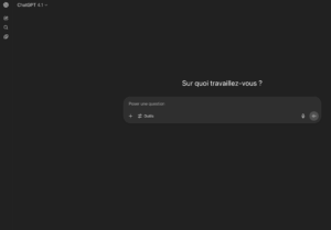 mode sombre ChatGPT