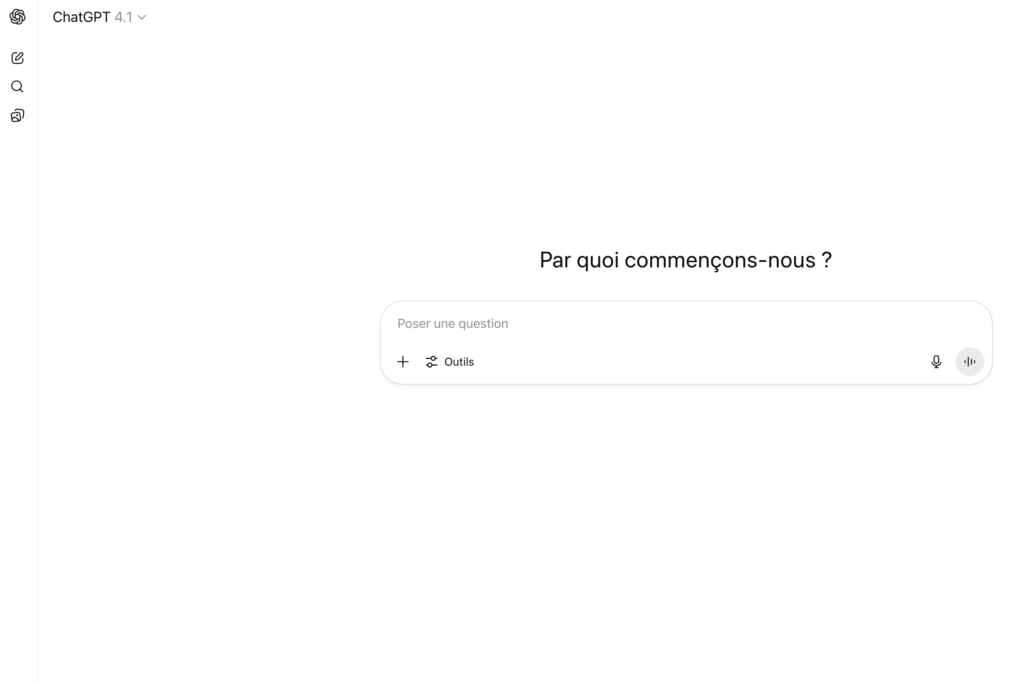 mode sombre ChatGPT