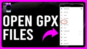 Ouvrir un fichier GPX
