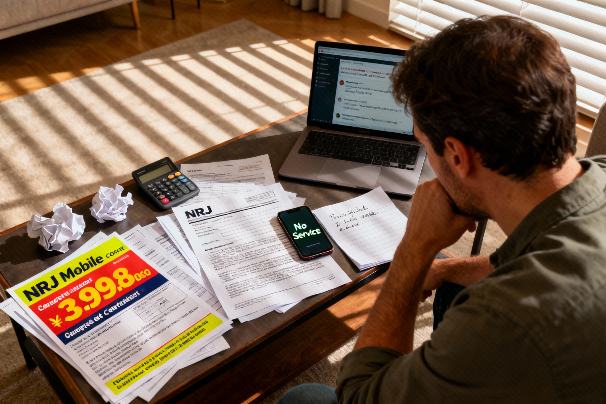 NRJ Mobile avis 2025 : pourquoi éviter cet opérateur catastrophique