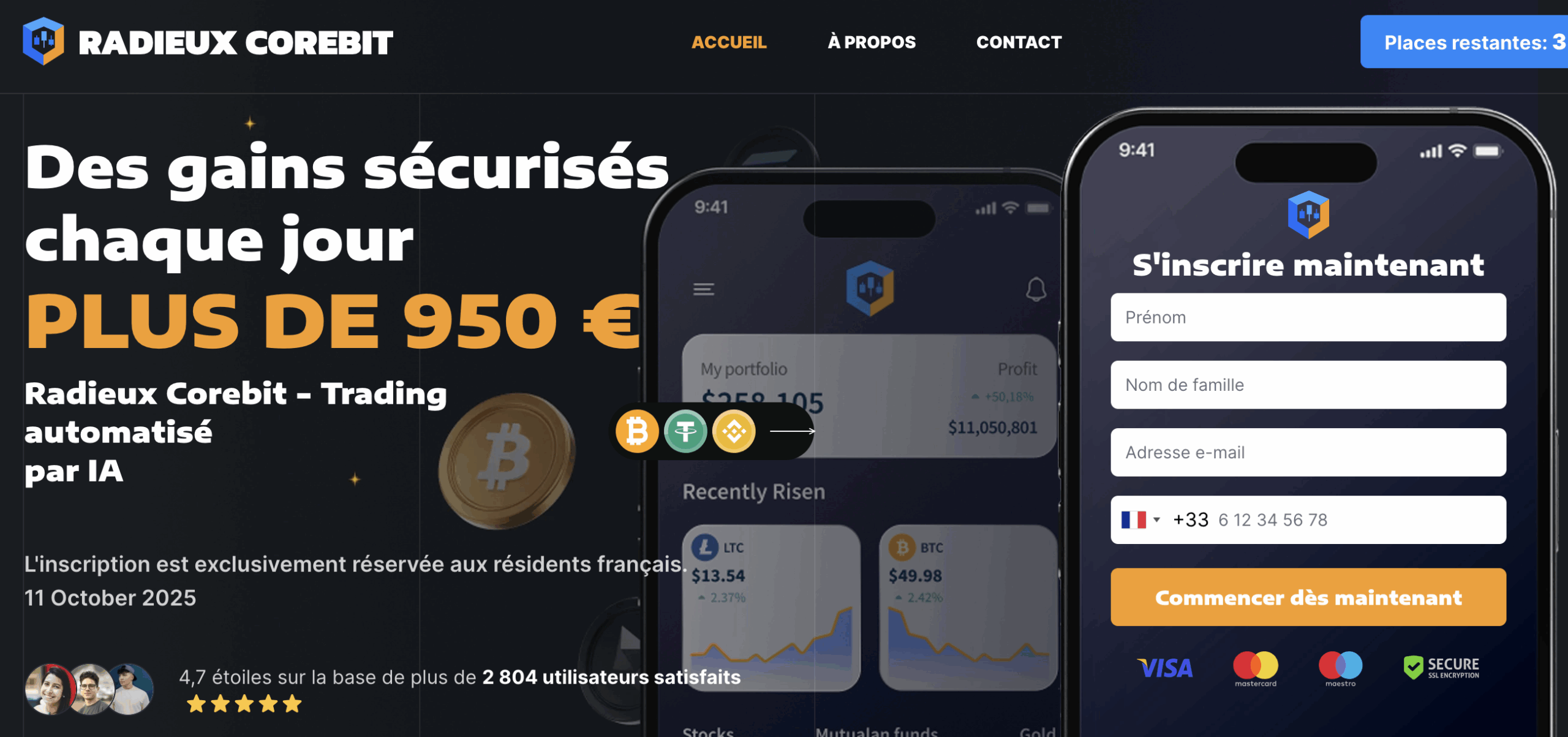 Radieux Corebit avis 2025