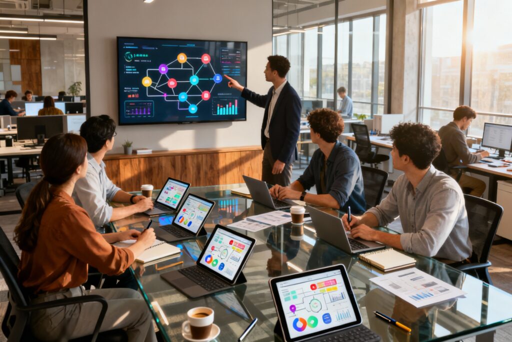 Illustration : Logiciel gestion processus métier : optimiser votre entreprise