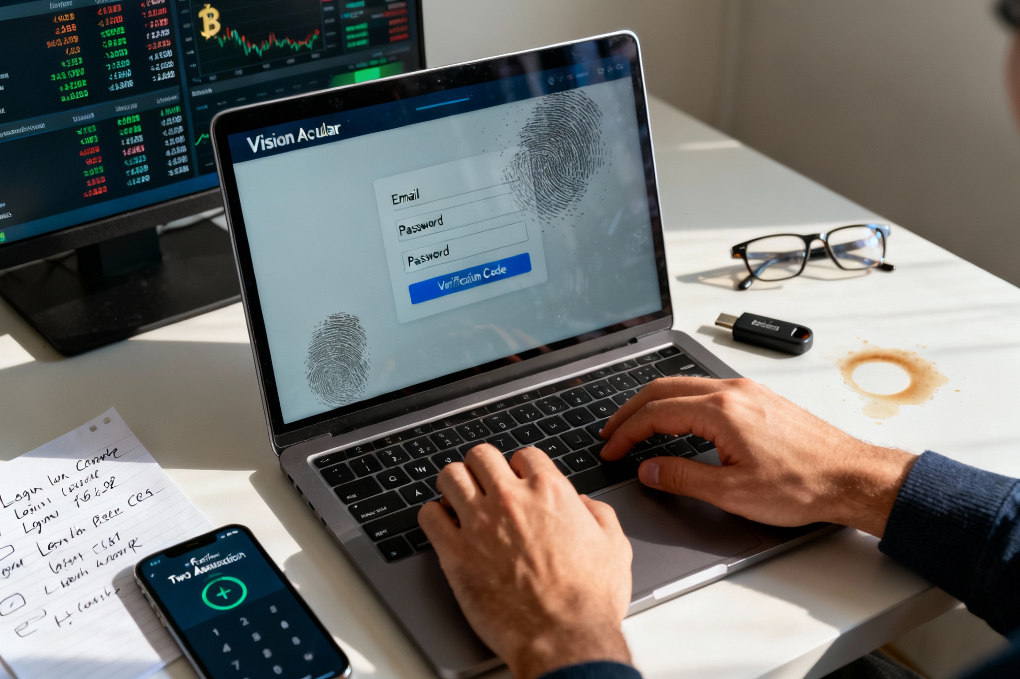 Illustration : Vision Acular Avis 2025 : Plateforme de trading crypto fiable ?