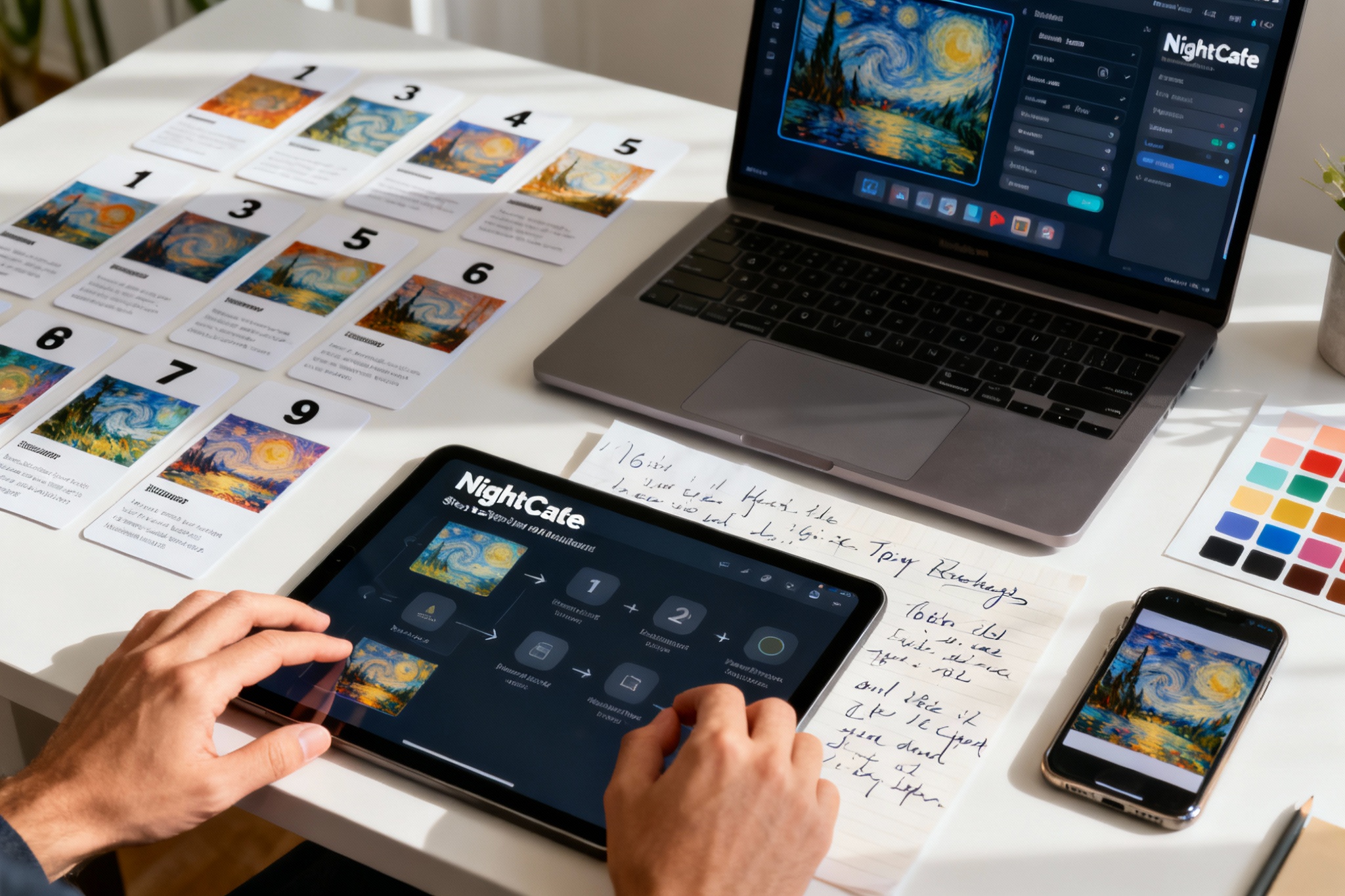 Illustration : NightCafe : avis complet, tarifs et fonctionnalités en 2025