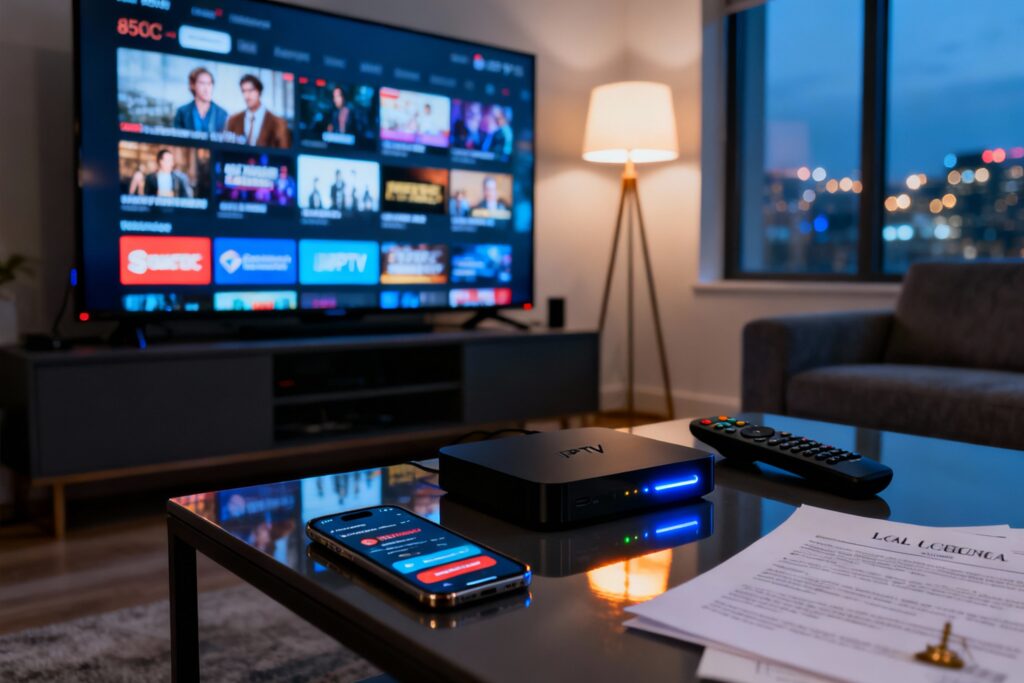 Illustration : King IPTV Pro : offres, risques juridiques et alternatives légales
