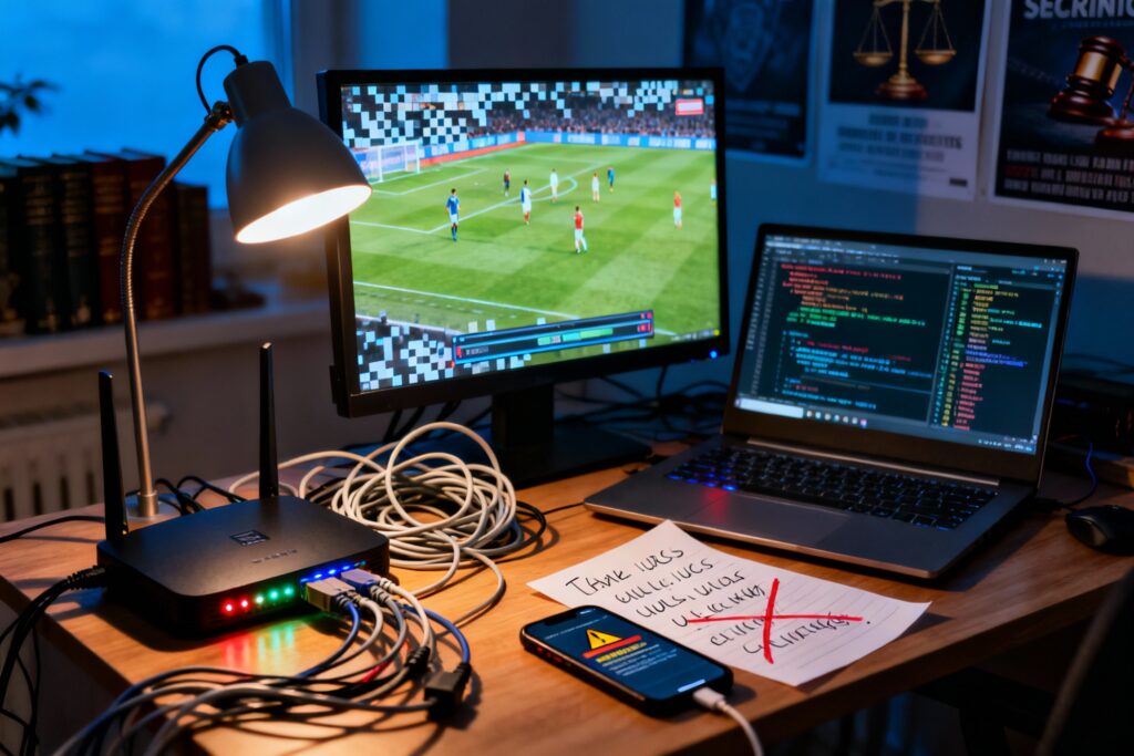 Illustration : Pirlo TV : nouvelle adresse, risques et alternatives légales 2025