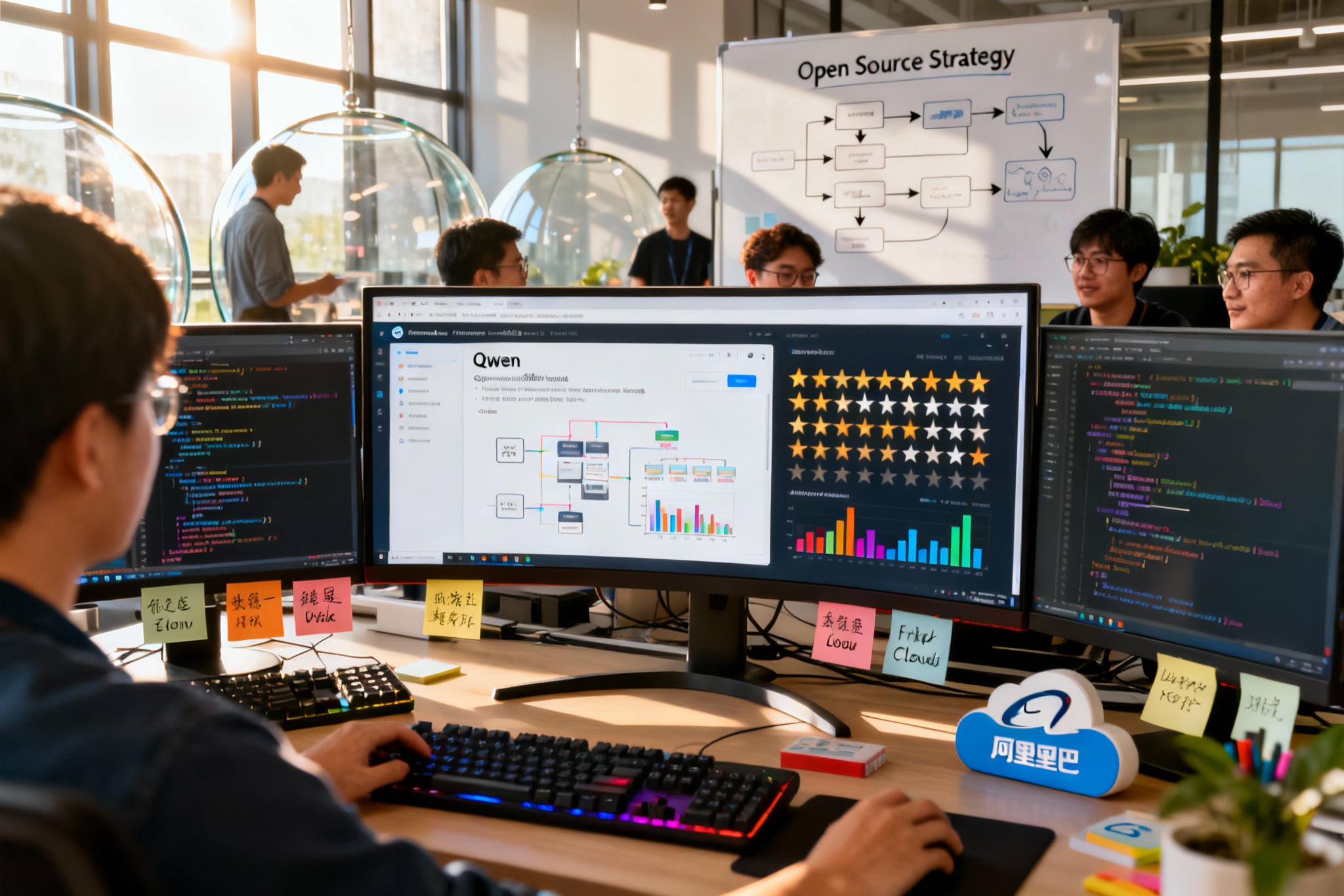 Illustration : IA chinoises : les 5 modèles qui rivalisent avec ChatGPT