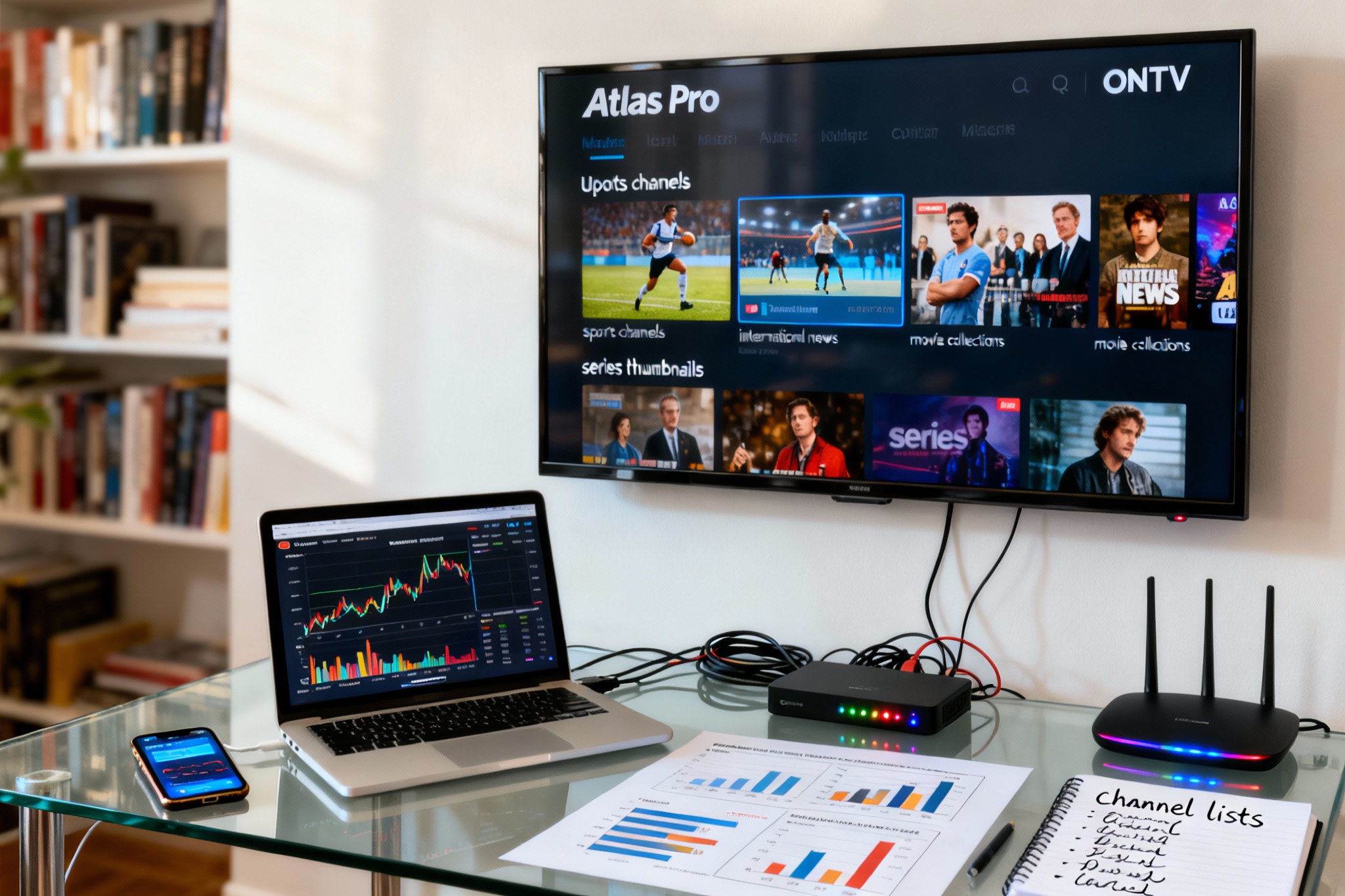 Illustration : Atlas Pro ONTV : tout savoir sur cette solution IPTV en 2025