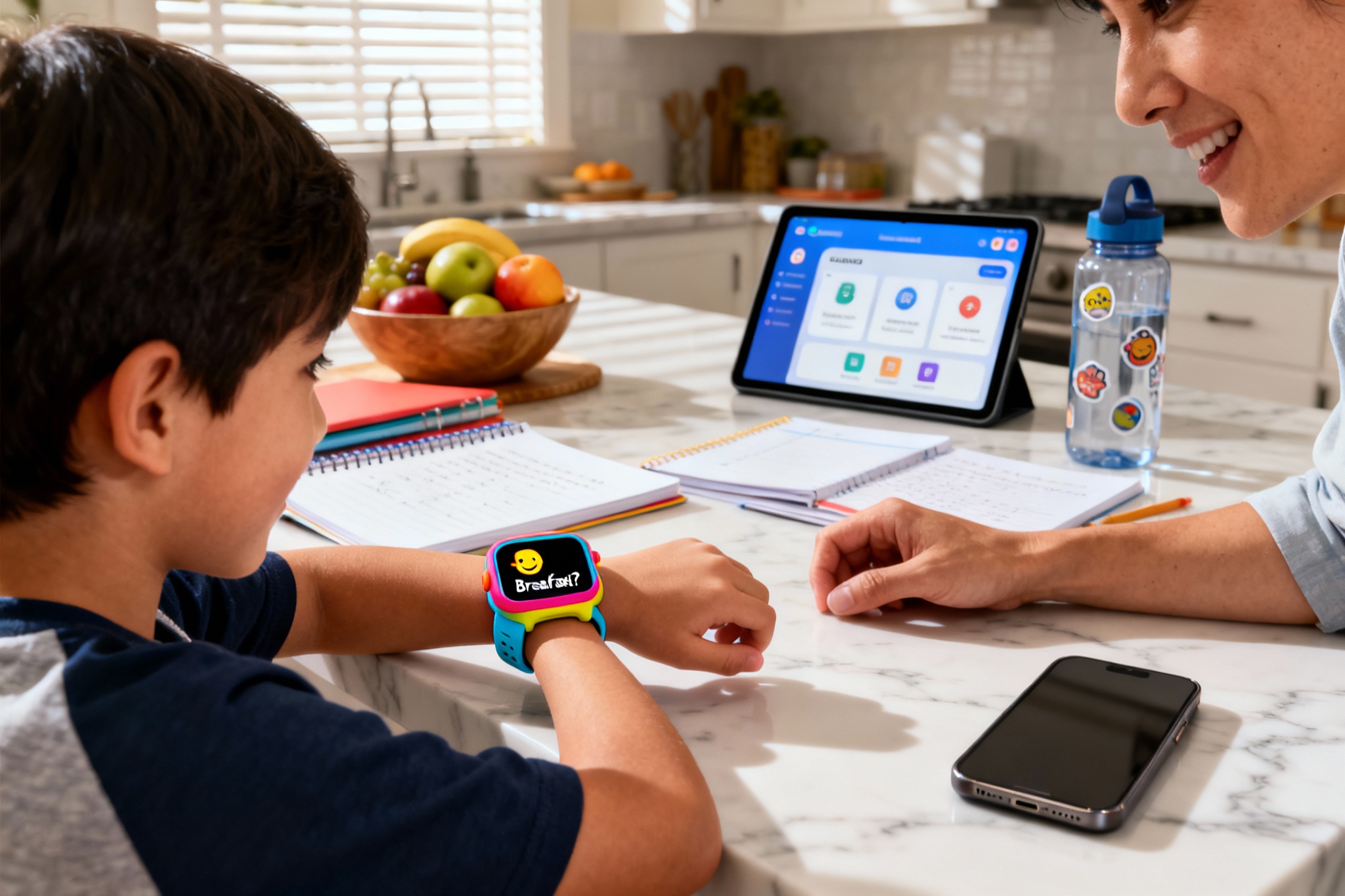 Illustration : Montre connectée enfant : favoriser l’autonomie en toute sécurité