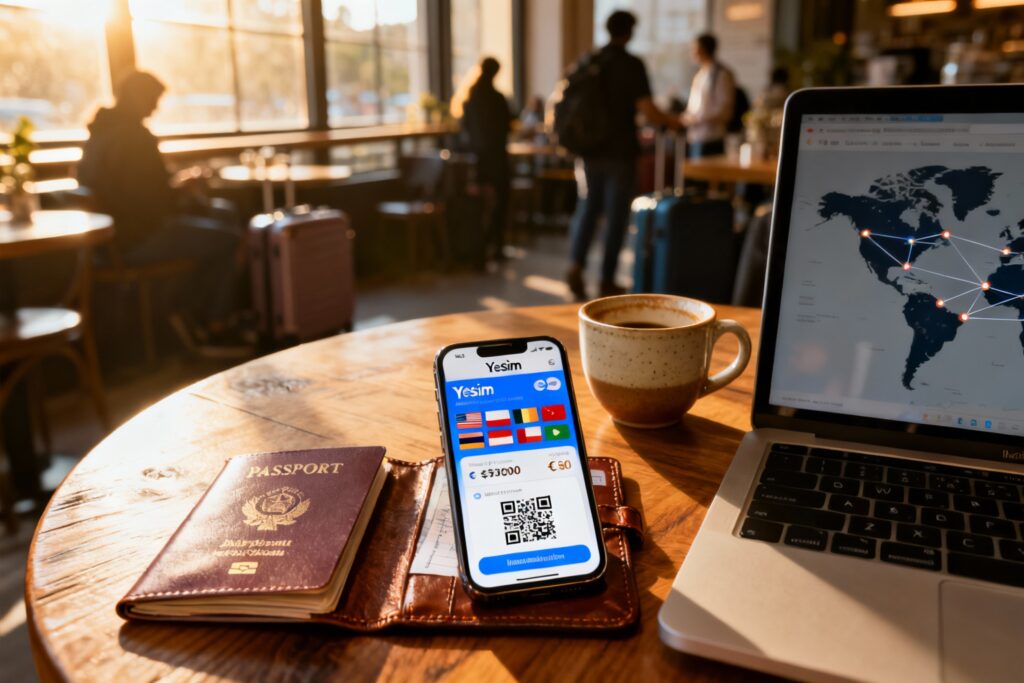 Illustration : Yesim avis 2024 : test complet de l&rsquo;eSIM voyage à petit prix