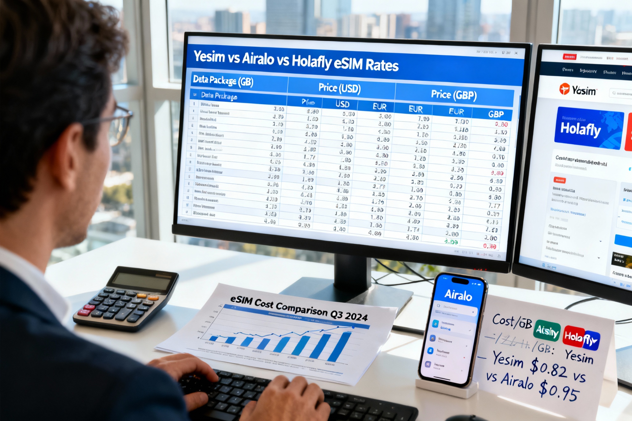 Illustration : Yesim avis 2024 : test complet de l’eSIM voyage à petit prix