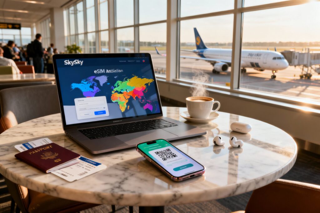 Illustration : GigSky avis 2025 : eSIM fiable ou concurrence meilleure ?