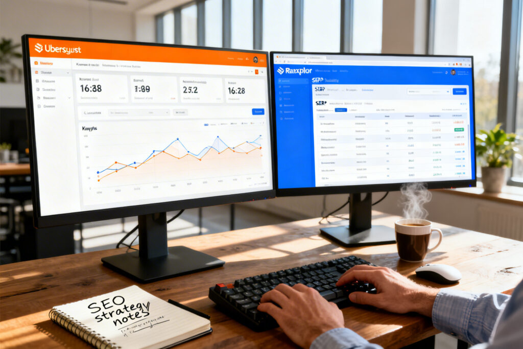 Illustration : Ubersuggest ou Ranxplorer : quel outil SEO choisir en 2026 ?