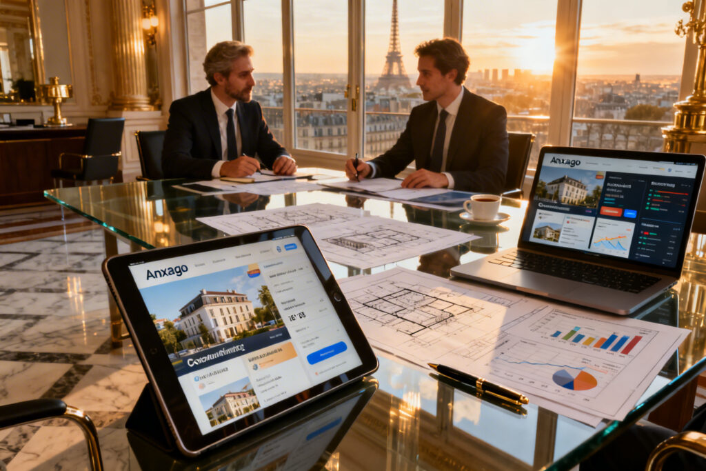 Illustration : Crowdfunding Anaxago : investir dans l&rsquo;immobilier et startups en France