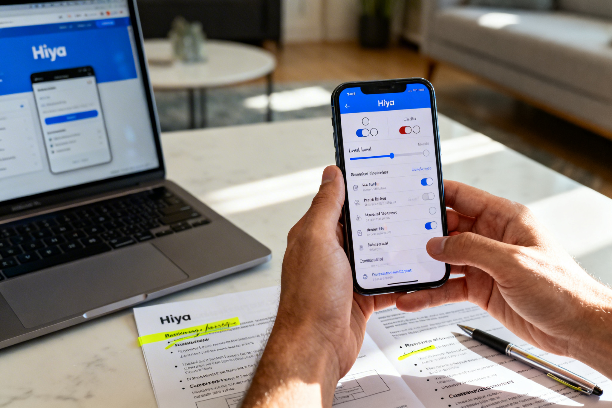 Illustration : Hiya Spam Blocker : test complet, faux positifs et alternatives