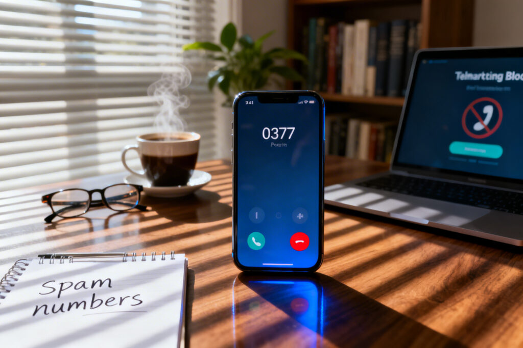 Illustration : 0377 spam : comment bloquer ces appels de démarchage ?