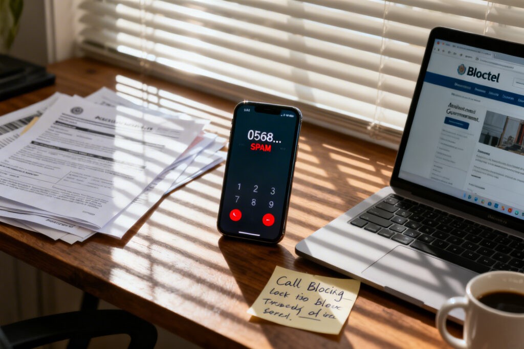 Illustration : 0568 : que signifie cet indicatif et comment bloquer ces appels ?