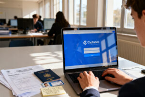 Illustration : Identifiant Cyclades : comment le retrouver et se connecter ?