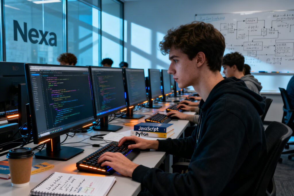 Illustration : Nexa école informatique : formation développement et débouchés