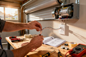 Illustration : Comment brancher un volet roulant sur prise de courant ?