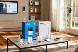 Illustration : Ring ou Somfy : quel système de sécurité connecté choisir ?