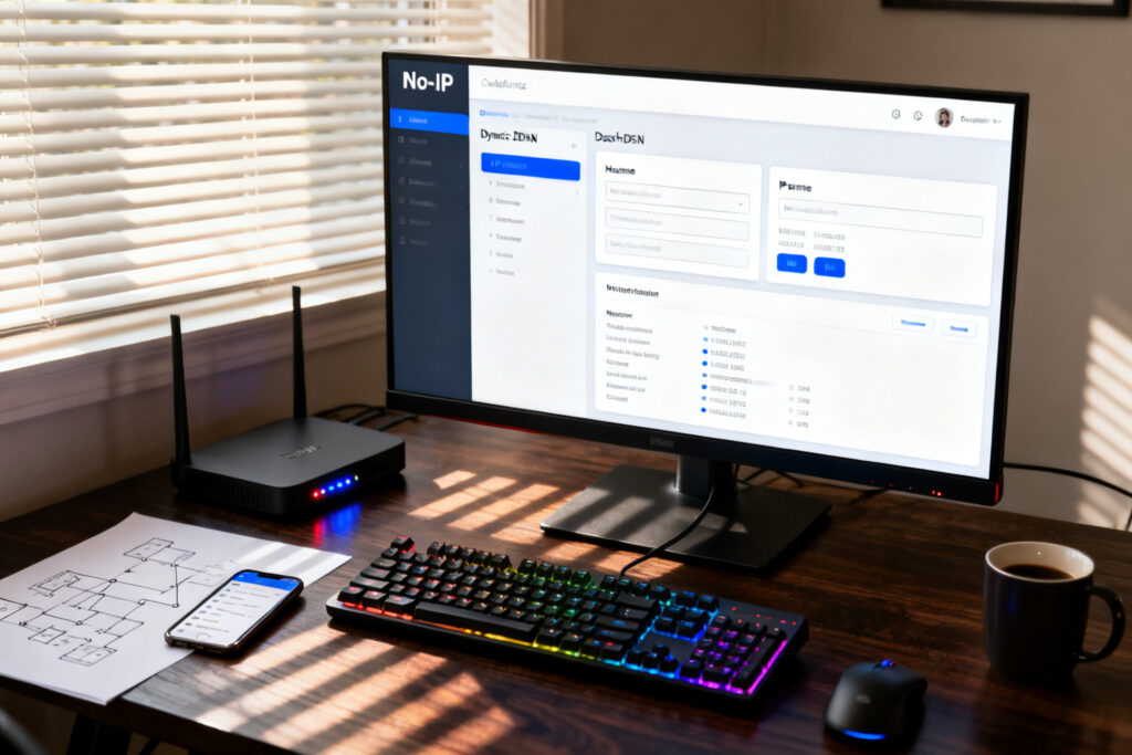 Illustration : No-IP : la solution DNS dynamique pour stabiliser une adresse IP changeante